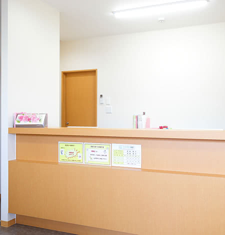 中浦和眼科医院の受付