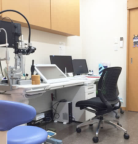 中浦和眼科医院の診察室