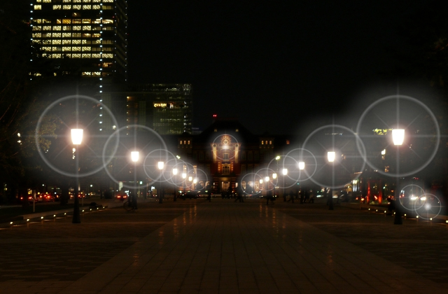 ハロー・グレアの見え方